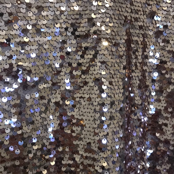 Rose gold sequin dress from Lulus- Medium - Picture 3 of 4